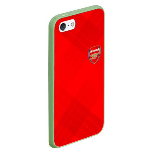 Чехол для iPhone 5/5S матовый Arsenal, цвет салатовый - фото 3