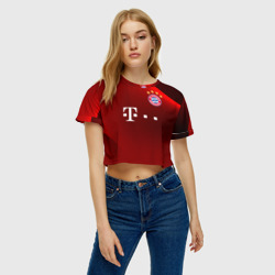 Женская футболка Crop-top 3D Bayern Munchen - фото 2