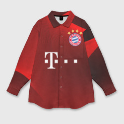 Мужская рубашка oversize 3D Bayern Munchen