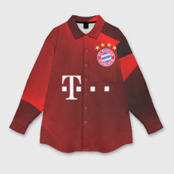 Женская рубашка oversize 3D Bayern Munchen