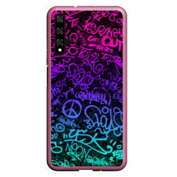 Чехол для Honor 20 Граффити Neon