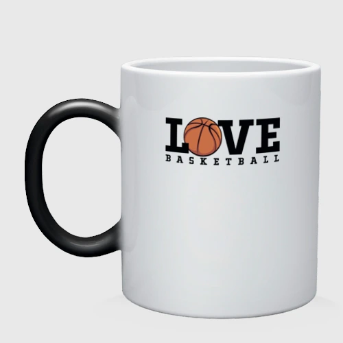 Кружка хамелеон Love Basketball
