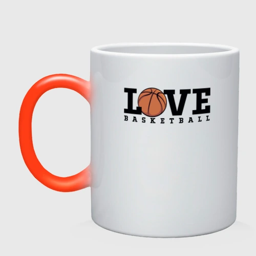 Кружка хамелеон Love Basketball
