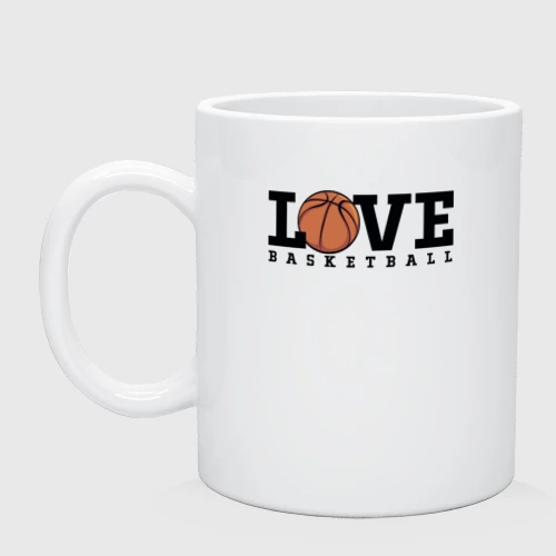 Кружка керамическая Love Basketball