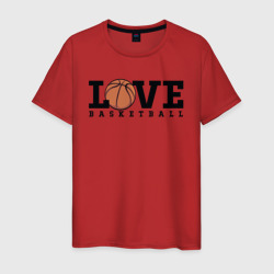 Мужская футболка хлопок Love Basketball