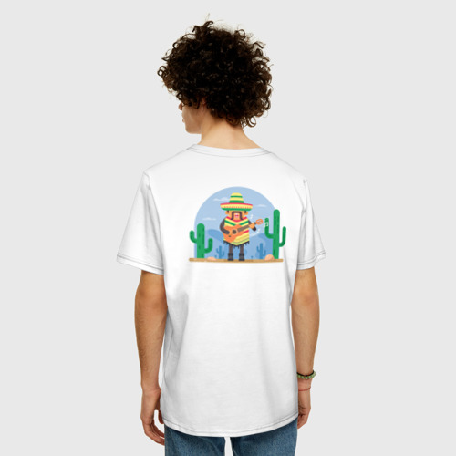 Мужская футболка хлопок Oversize Mexico - фото 4