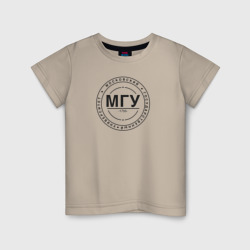 Детская футболка хлопок МГУ
