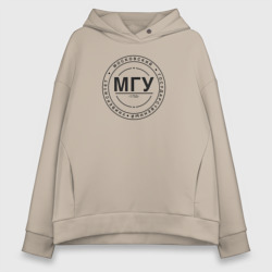 Женское худи Oversize хлопок МГУ