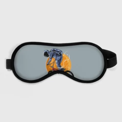 Маска для сна 3D Космический велосипедист