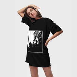 Платье-футболка 3D Ягами Лайт Тетрадь смерти - фото 2
