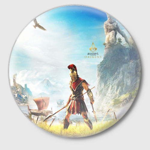 Значок Assassin`S Creed Odyssey, цвет белый