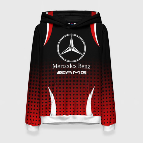 Женская толстовка 3D Mercedes-Benz, цвет 3D печать