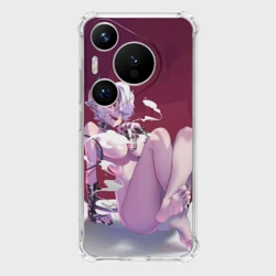 Чехол для Huawei Pura 70 Pro Хеллтейкер - демон Здрада обнаженная