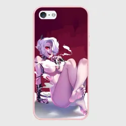 Чехол для iPhone 5/5S матовый Хеллтейкер - демон Здрада обнаженная