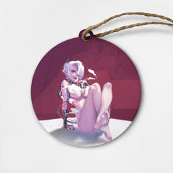 Деревянная игрушка круг Хеллтейкер - демон Здрада обнаженная