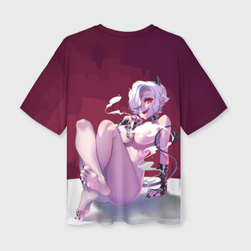 Женская футболка oversize 3D Хеллтейкер - демон Здрада обнаженная, цвет 3D печать - фото 2