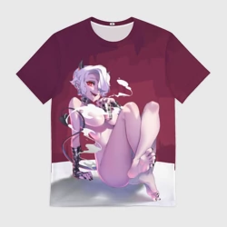 Мужская футболка 3D Хеллтейкер - демон Здрада обнаженная