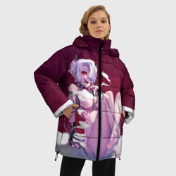 Женская зимняя куртка Oversize Хеллтейкер - демон Здрада обнаженная - фото 2