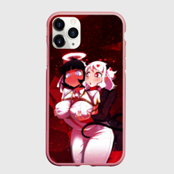 Чехол для iPhone 11 Pro Max матовый Хеллтейкер - секси демоны Азазель и Модеус