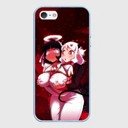 Чехол для iPhone 5/5S матовый Хеллтейкер - секси демоны Азазель и Модеус