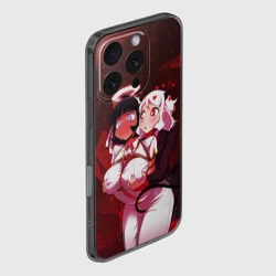 Чехол для iPhone 16 Pro силиконовый с защитой камеры Хеллтейкер - секси демоны Азазель и Модеус - фото 2