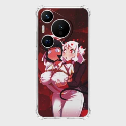Чехол для Huawei Pura 70 Хеллтейкер - секси демоны Азазель и Модеус