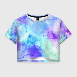 Женская футболка Crop-top 3D Pastel