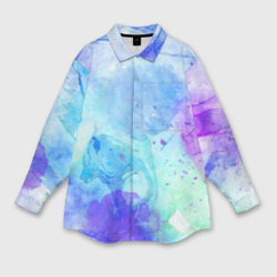 Женская рубашка oversize 3D Pastel