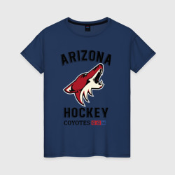 Женская футболка хлопок Arizona Coyotes