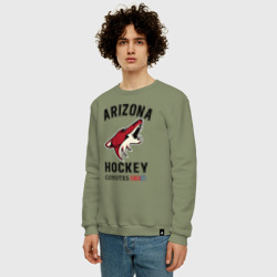 Мужской свитшот хлопок Arizona Coyotes - фото 2