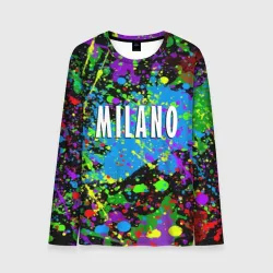 Мужской лонгслив 3D Milano - abstraction - Italy
