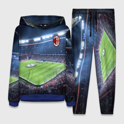 Женский костюм с толстовкой 3D FC Milan