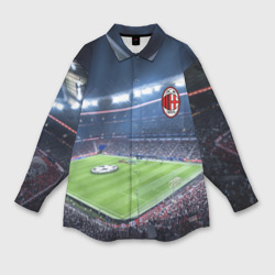 Женская рубашка oversize 3D FC Milan