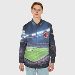 Мужская рубашка oversize 3D FC Milan - фото 2