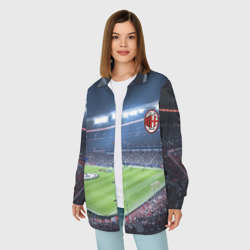 Женская рубашка oversize 3D FC Milan - фото 2