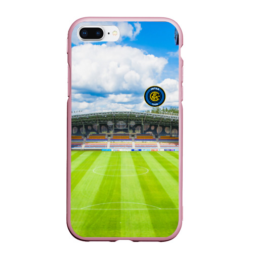 Чехол для iPhone 7Plus/8 Plus матовый FC INTER., цвет розовый