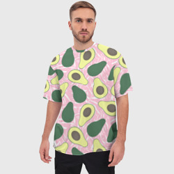 Мужская футболка oversize 3D Avocado - фото 2