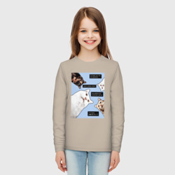 Детский лонгслив хлопок Коты программиста все уронили - фото 2