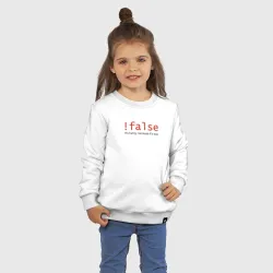 Детский свитшот хлопок !false = true - фото 2