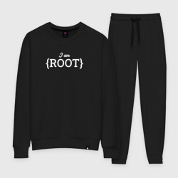 Женский костюм хлопок I am root