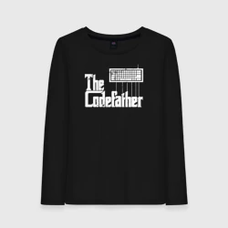 Женский лонгслив хлопок The Codefather. Кодный отец