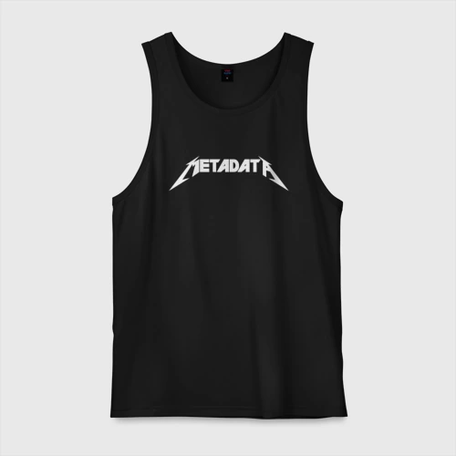 Мужская майка хлопок Metadata
