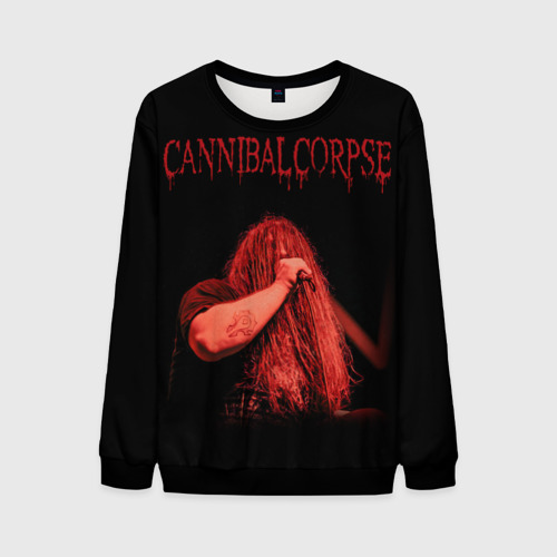 Мужской свитшот 3D Cannibal Corpse #6, цвет черный