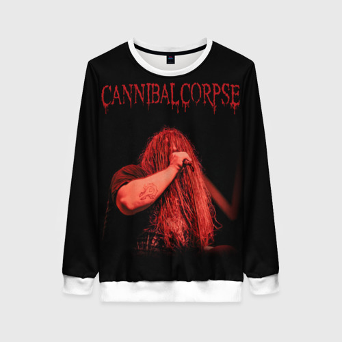 Женский свитшот 3D Cannibal Corpse #6