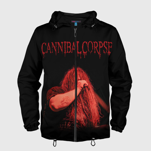 Мужская ветровка 3D Cannibal Corpse #6, цвет черный