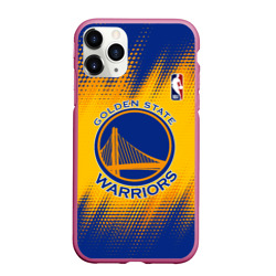 Чехол для iPhone 11 Pro Max матовый Golden State Warriors