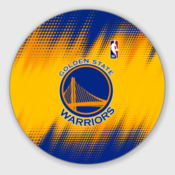 Круглый коврик для мышки Golden State Warriors