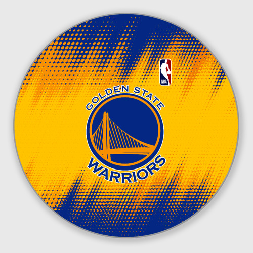 Круглый коврик для мышки Golden State Warriors