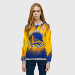 Женский свитшот 3D Golden State Warriors - фото 2