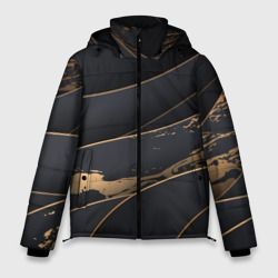 Black gold – Мужская зимняя куртка 3D с принтом купить